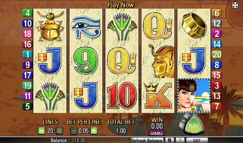 queen of the nile gameplay