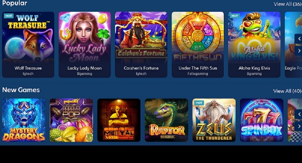 LuckyDreams Casino Games