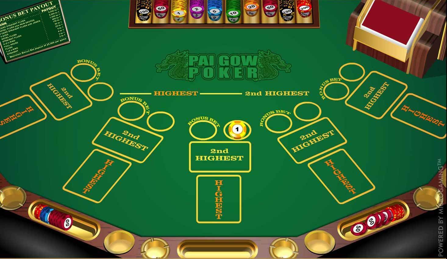 Pai Gow poker