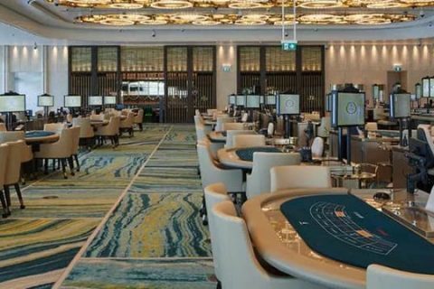 Crown Sydney's casino is truly for VIP customers with a minimum bar spend of $10,500 required just to step foot in the venue.
