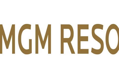 MGM REsorts logo. Brand hit by lawsuit